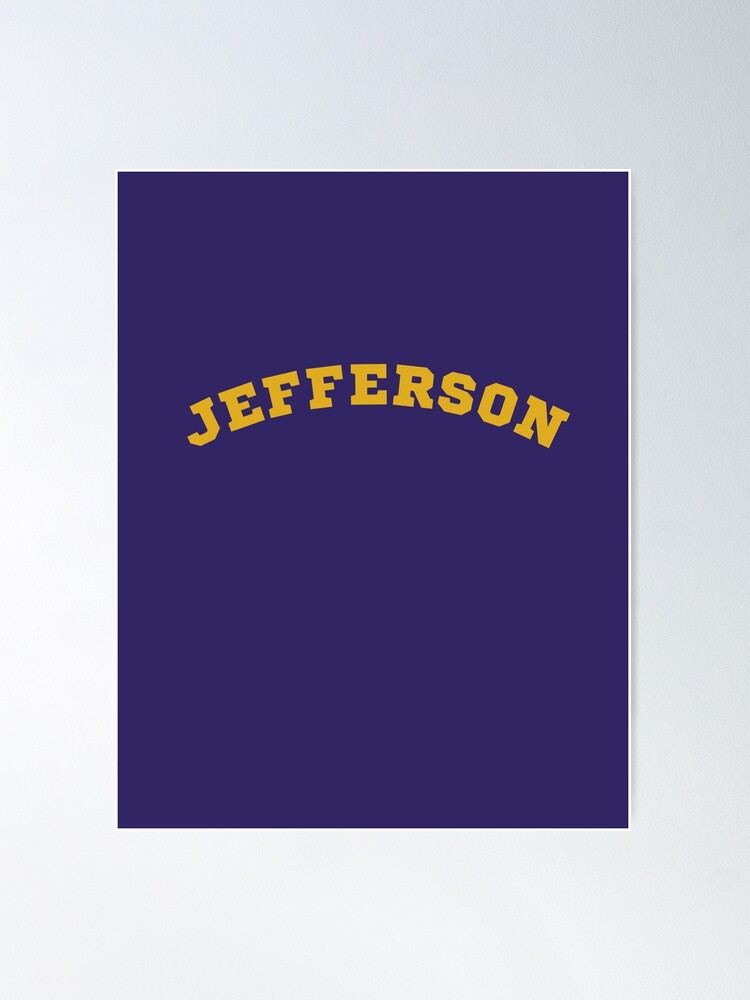 Justin Jefferson Youth Jersey' Poster for Sale by Jalib
