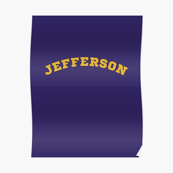 Justin Jefferson Youth Jersey Poster for Sale by Jalib