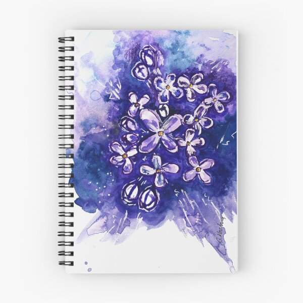 Item preview, Purple Flowers designed and sold by GinaModernArt.