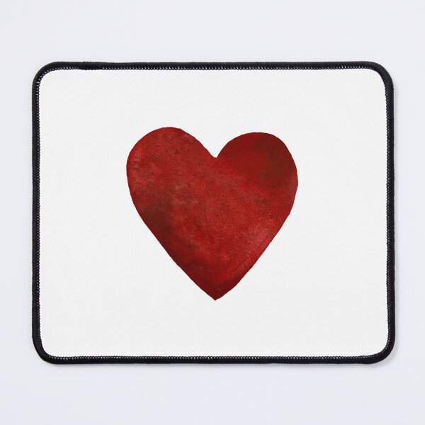 Item preview, Red heart a watercolor illustration hand drawn  designed and sold by Yana Mustafina | Boho Soulful Designs.