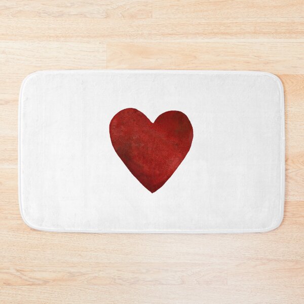 Item preview, Red heart a watercolor illustration hand drawn  designed and sold by Yana Mustafina | Boho Soulful Designs.