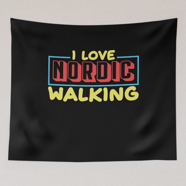 Item preview, I Love Nordic Walking Sport Walking designed and sold by MooonTees.