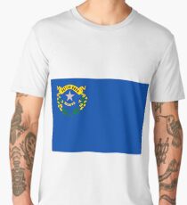 Nevada Flag Men's Premium T-Shirt