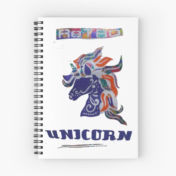 Item preview, Retro unicorn designed and sold by Nadia C Ideas.