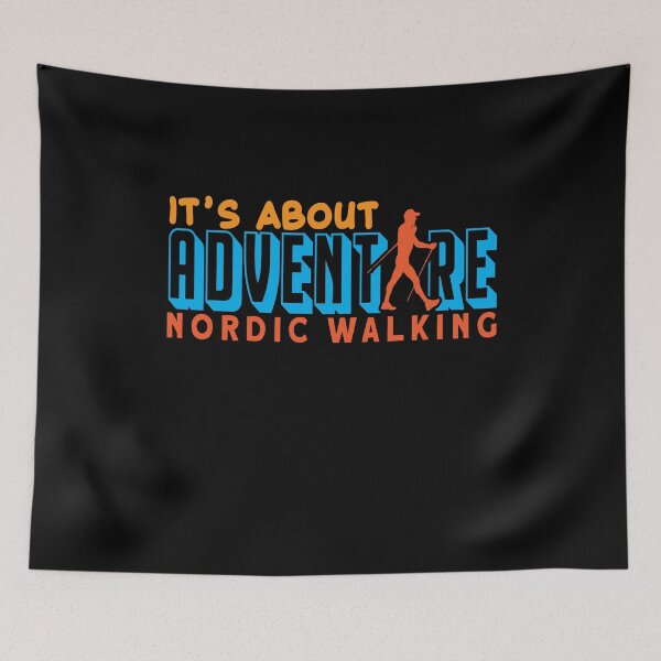 Item preview, Its About Adventure Nordic Walking designed and sold by MooonTees.