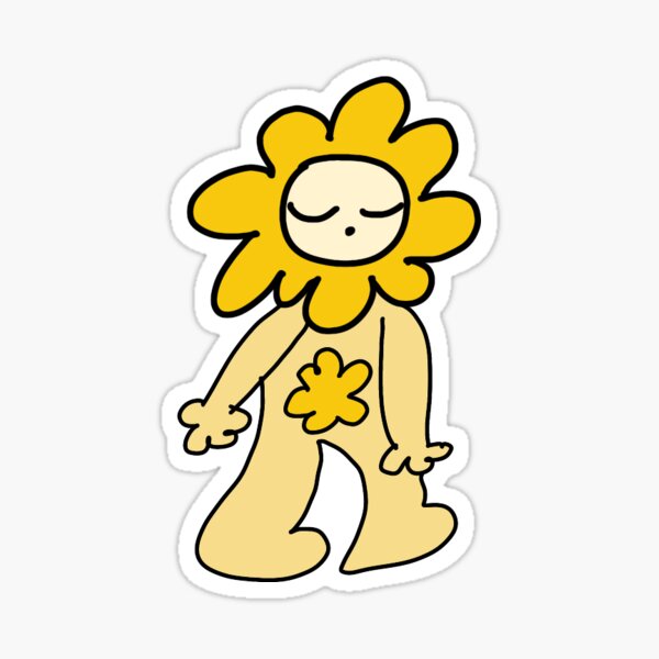 Flower person Sticker