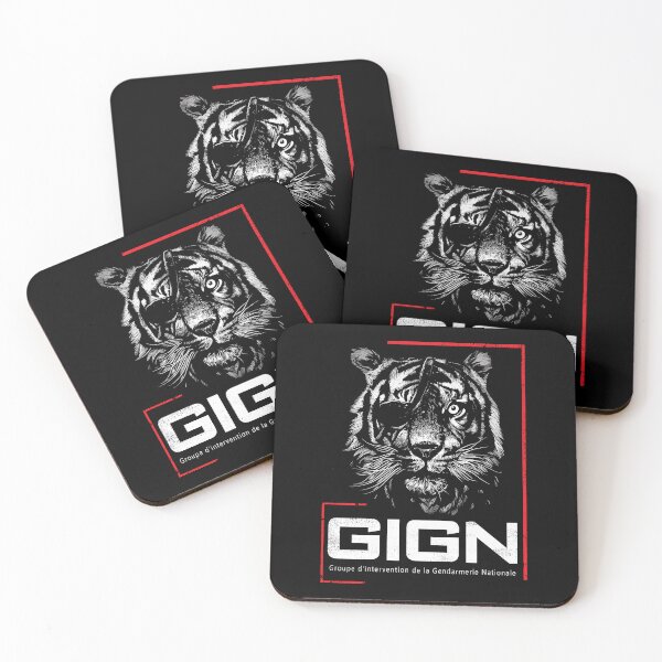 Item preview, GIGN National Gendarmerie Intervention Group Eyepatch Tiger designed and sold by Trendvia .