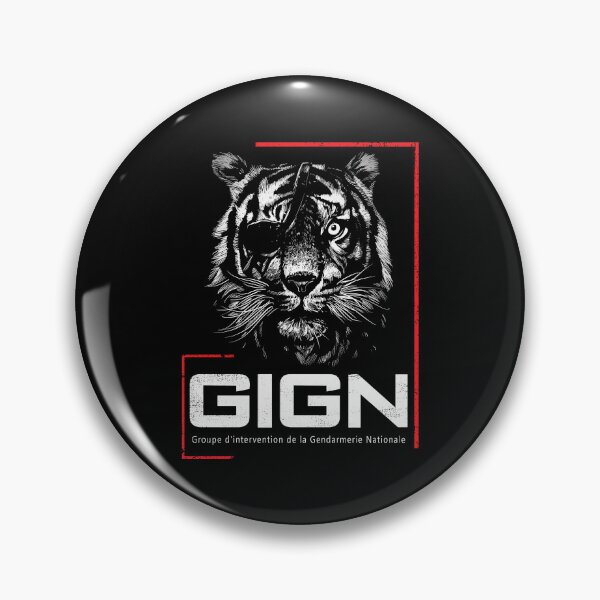 Item preview, GIGN National Gendarmerie Intervention Group Eyepatch Tiger designed and sold by Trendvia .