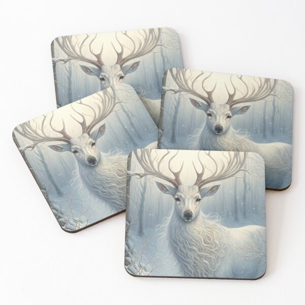 Item preview, The white deer designed and sold by VisionaryAI.