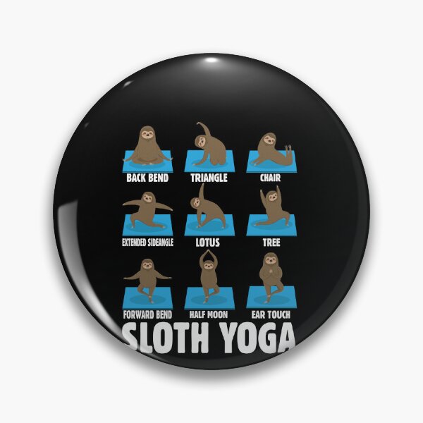Item preview, Sloth Yoga Yoga Instructor Yoga Lover Meditation designed and sold by GrumpyDadCo.