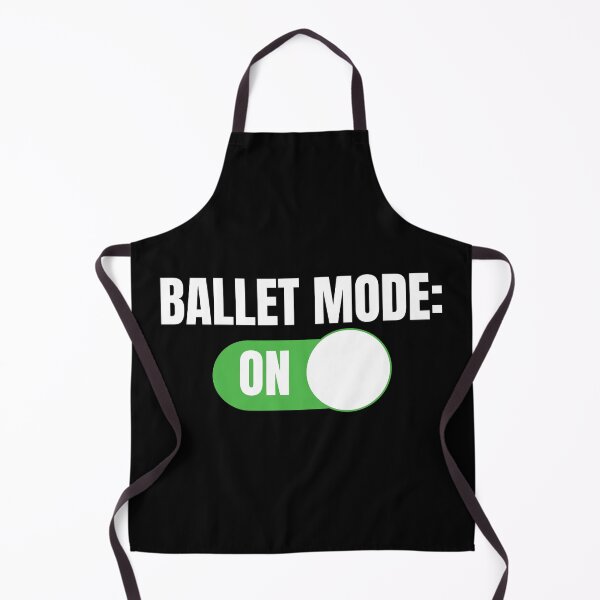 Item preview, Ballet Mode: ON (For Dark Background) designed and sold by thecatcouch.