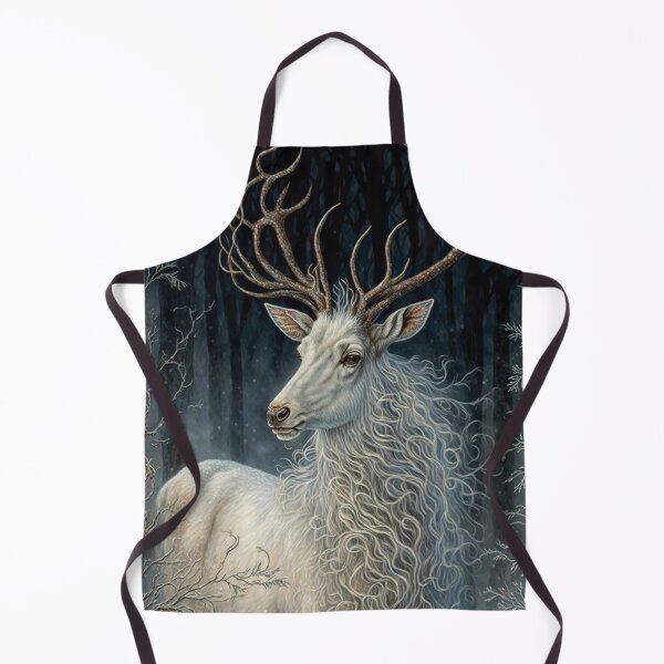 Item preview, white deer designed and sold by VisionaryAI.