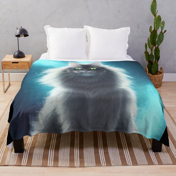 Artikelvorschau, Maine Coone-Katzenform des Lichts von der Nebelfleckkatze im digitalen Design des Raummiauens entworfen und verkauft von ValleyDream.