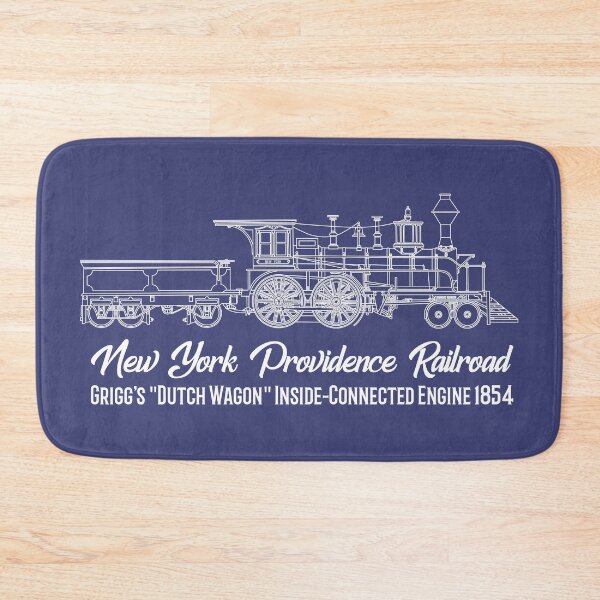 Item preview, Griggs 1854 New York Providence Railroad Steam Locomotive Blueprint Diagram Gift designed and sold by Maljonic.