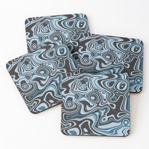 Item preview, Long Winter Night Abstract Liquid Pattern designed and sold by CorvusNyx.