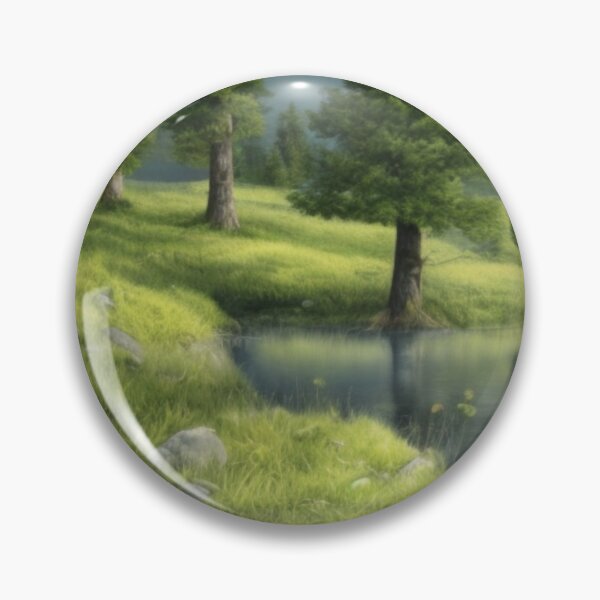 Item preview, Flooded hallow digital artwork designed and sold by CottagePop.