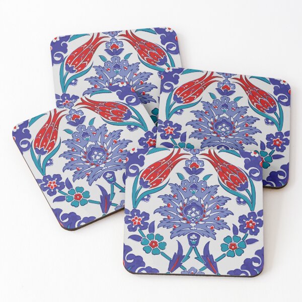 Item preview, Oriental Tile Floral Pattern designed and sold by DeevaValli.