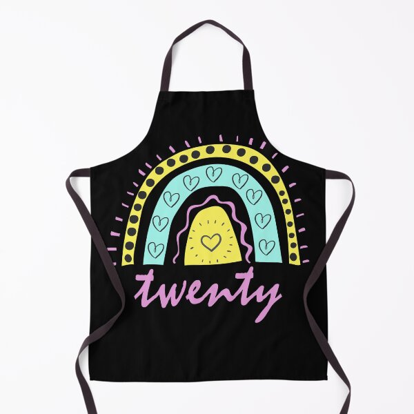 Item preview, Twenty Year Old Twentieth Birthday Cute Fun Doodle Boho Rainbow designed and sold by LadySaltwater.
