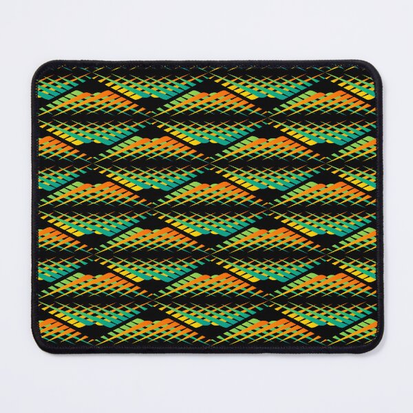 Item preview, Rainbow Diamonds Hatching Seventies Pattern  designed and sold by Reconocer.