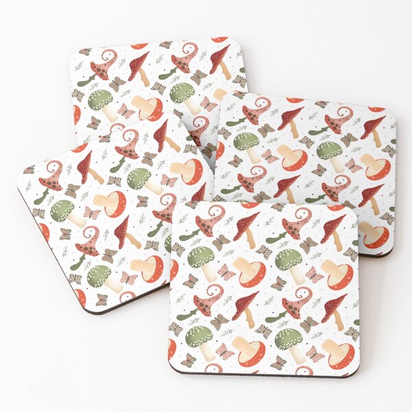 Item preview, Mushrooms in the Woods designed and sold by Lilac Blooms Designs.