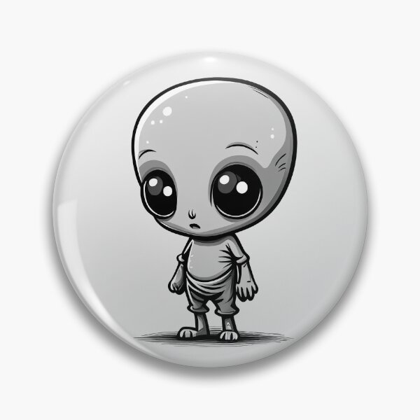 Item preview, Cute lost grey Alien designed and sold by Gert Street.