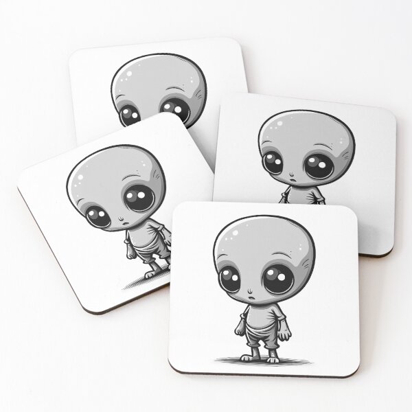 Item preview, Cute lost grey Alien designed and sold by Gert Street.