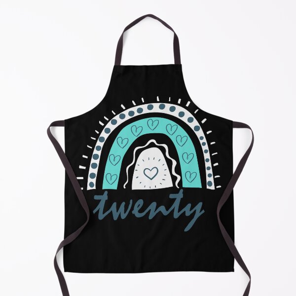 Item preview, Twenty Year Old Twentieth Birthday Cute Fun Doodle Boho Rainbow designed and sold by LadySaltwater.