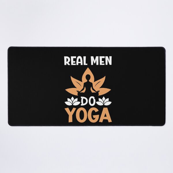 Item preview, Real Men Do Yoga Fitness Yoga Lover Meditation designed and sold by GrumpyDadCo.