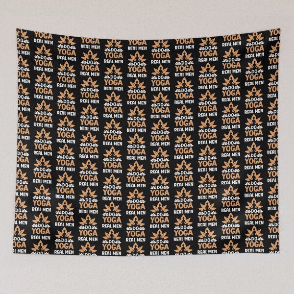 Item preview, Real Men Do Yoga Fitness Yoga Lover Meditation designed and sold by GrumpyDadCo.