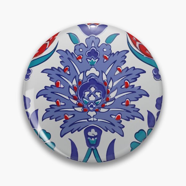 Item preview, Oriental Tile Floral Pattern designed and sold by DeevaValli.