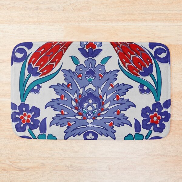 Item preview, Oriental Tile Floral Pattern designed and sold by DeevaValli.