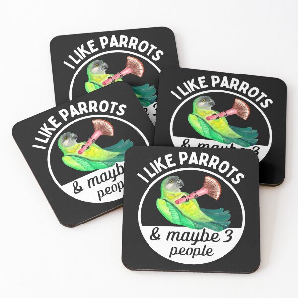 Item preview, I Like Senegal Parrots and Maybe 3 People designed and sold by Ivy Lily Art.