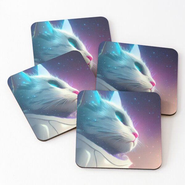 Item preview, Maine coone cat form of light from the nebula cat in space meow digital design designed and sold by ValleyDream.