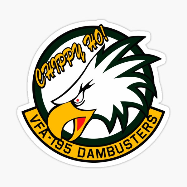 Item preview, USN VFA-195 Strike Fighter Squadron - Dambusters - Clean Style designed and sold by pzd501.