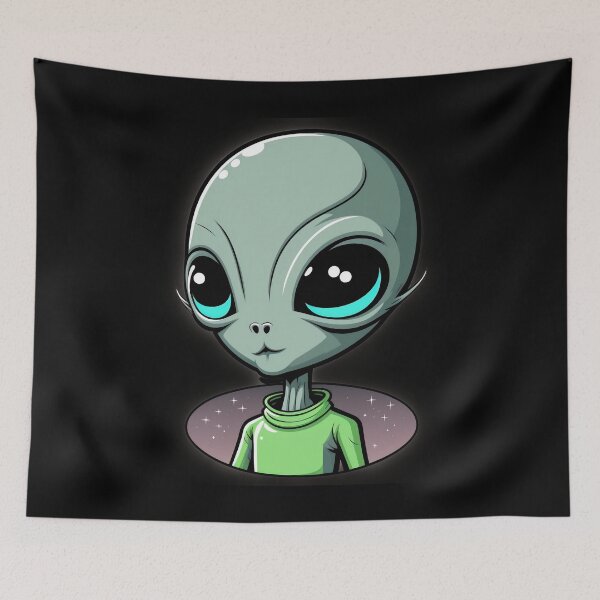 Item preview, Cute grey Alien designed and sold by Gert Street.