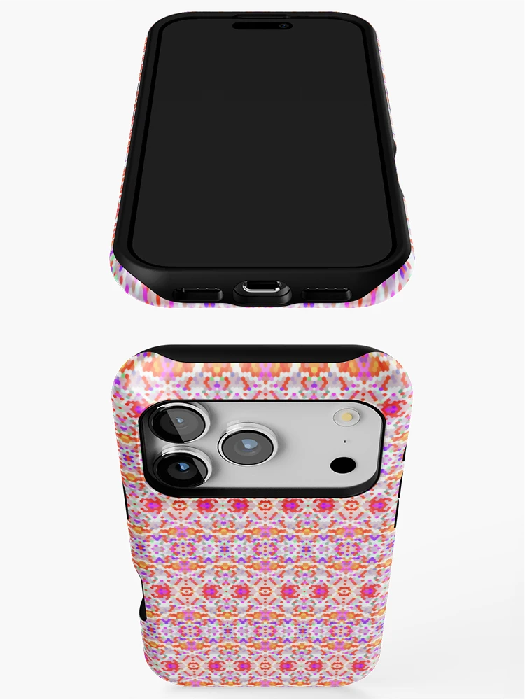 Thumbnail 3 of 4, iPhone Case, Colorfull Honeycomb pattern designed and sold by Work of art Shop.
