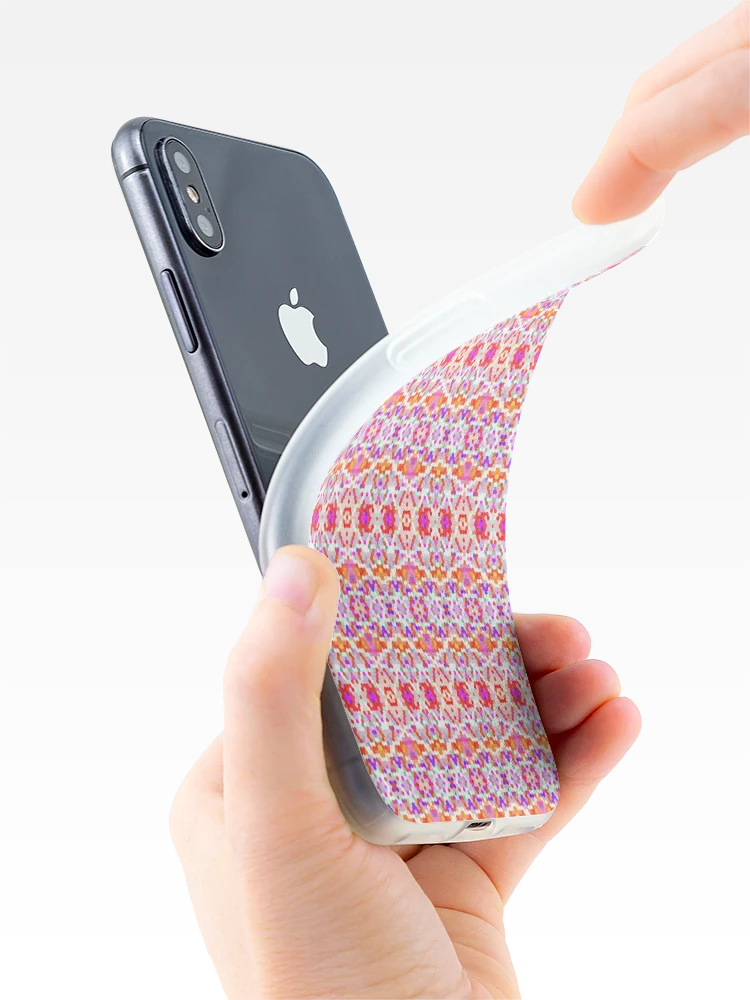 Thumbnail 4 of 5, iPhone Case, Colorfull Honeycomb pattern designed and sold by Work of art Shop.