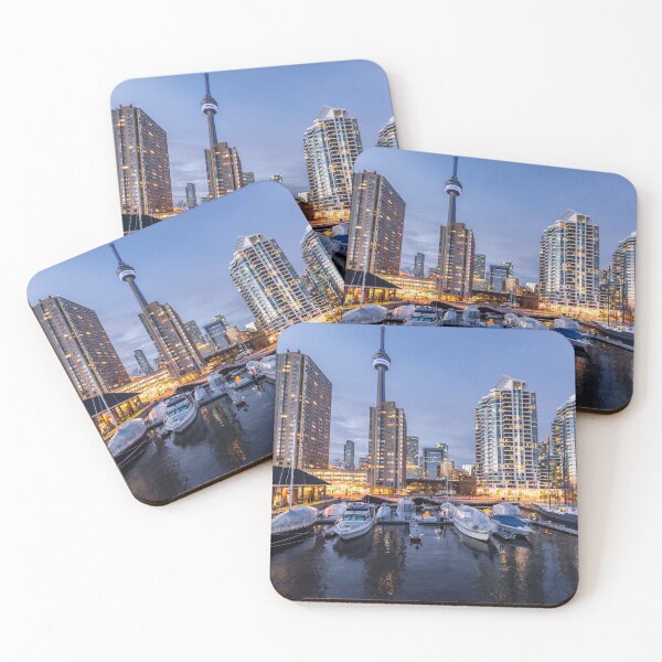 Item preview, Toronto, Canada, City Skyline, Boat Pier designed and sold by newburyboutique.
