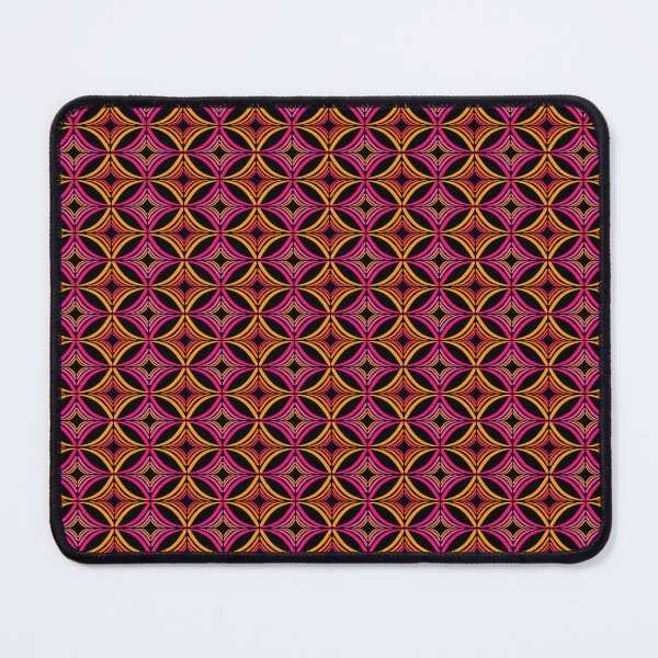 Item preview, Four Point Star Pattern in Orange and Pink designed and sold by Reconocer.