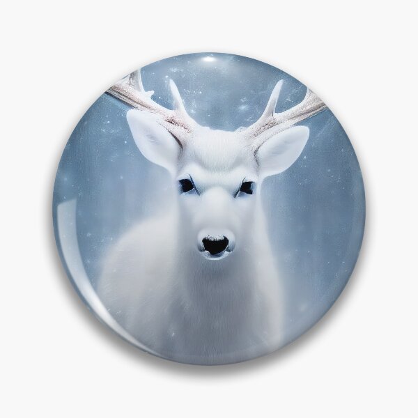 Item preview, Snow white winter deer designed and sold by RSRed.