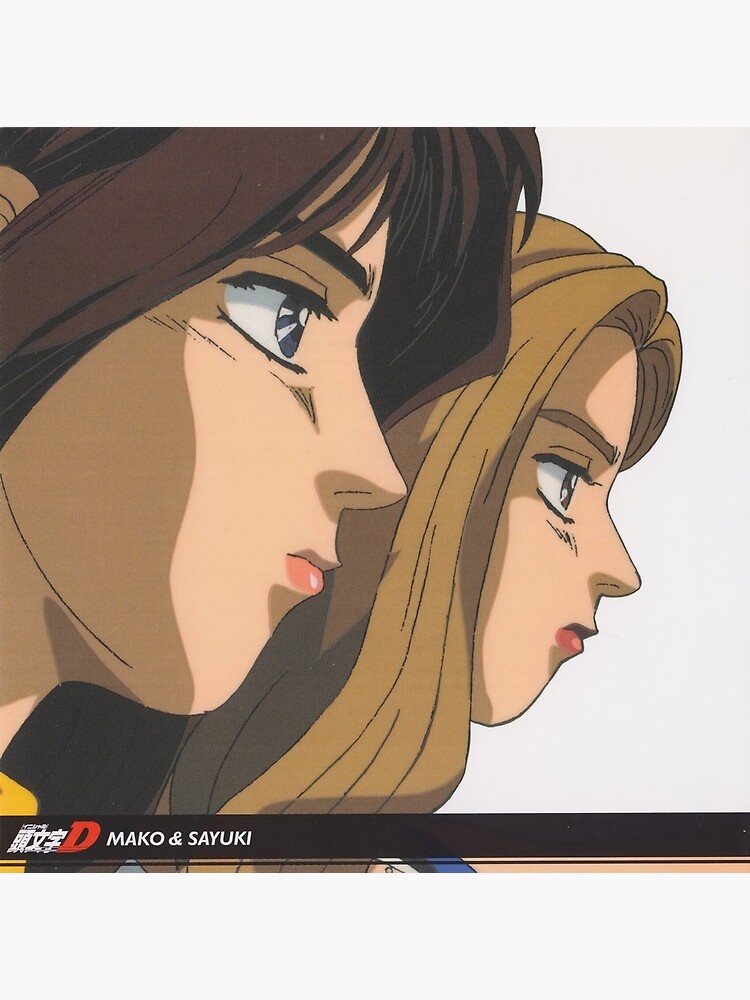 Mako And Sayuki Initial D Poster For Sale By Iholybreadi Redbubble 2286