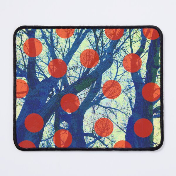 Item preview, Blue Trees 2 with Red Dottes "Nature Photography" designed and sold by Istvan Ocztos.