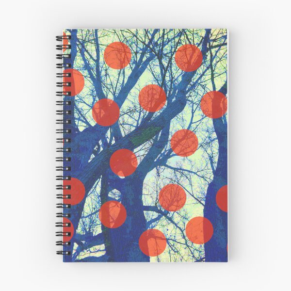Item preview, Blue Trees 2 with Red Dottes "Nature Photography" designed and sold by Istvan Ocztos.