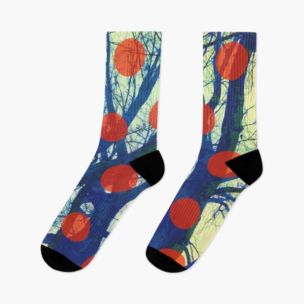 Item preview, Blue Trees 2 with Red Dottes "Nature Photography" designed and sold by Istvan Ocztos.