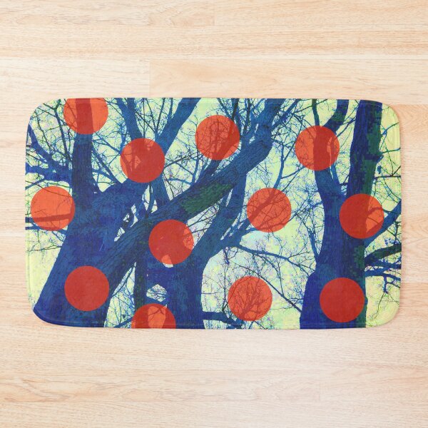 Item preview, Blue Trees 2 with Red Dottes "Nature Photography" designed and sold by Istvan Ocztos.