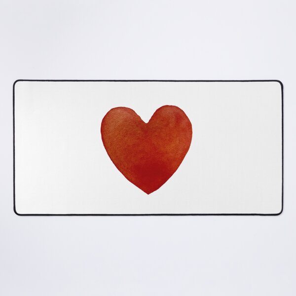 Item preview, Heart red big a watercolor illustration isolated  designed and sold by Yana Mustafina | Boho Soulful Designs.