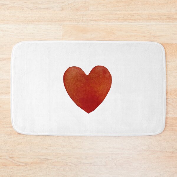 Item preview, Heart red big a watercolor illustration isolated  designed and sold by Yana Mustafina | Boho Soulful Designs.