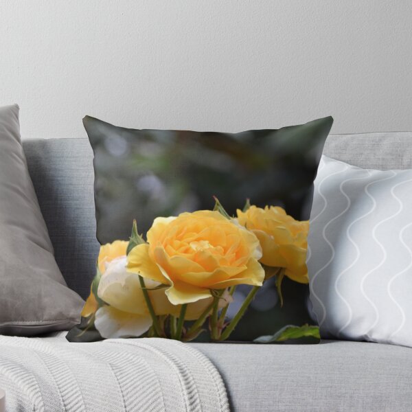 Item preview, Yellow roses growing over the fence designed and sold by lizdomett.