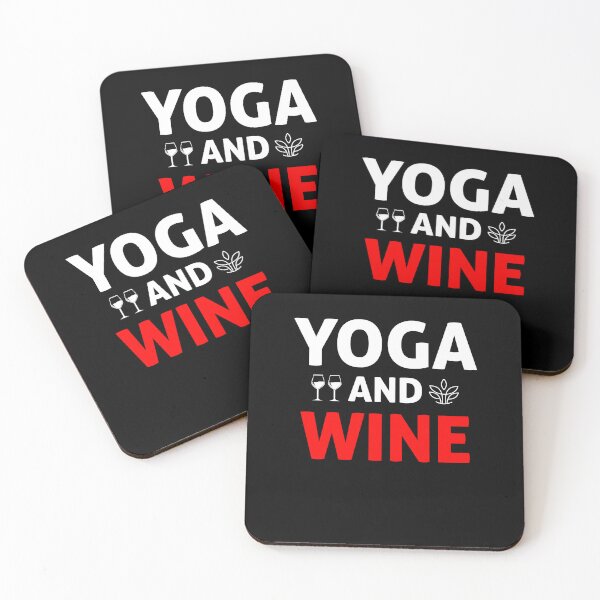 Item preview, Yoga And Wine Fitness Instructor Yoga Meditation designed and sold by GrumpyDadCo.