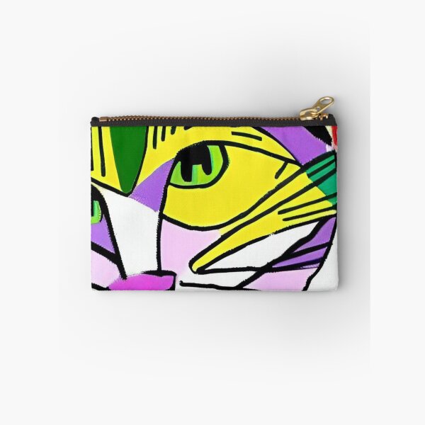 Item preview, Colorful, abstract cat wall art as prints, on canvas, or large posters. Wall art decor for your home. Choice of print sizes. designed and sold by JoelsCorner.